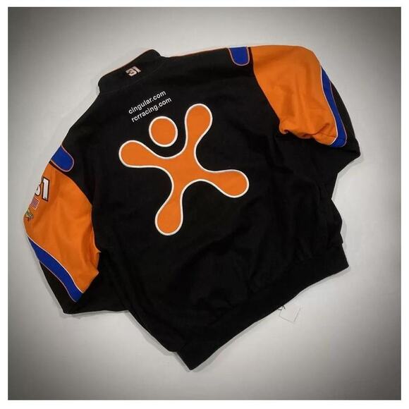 Vintage Jeff Hamilton Cingular AT&T NASCAR Jacket Rare Size XL - Picture 2 of 7